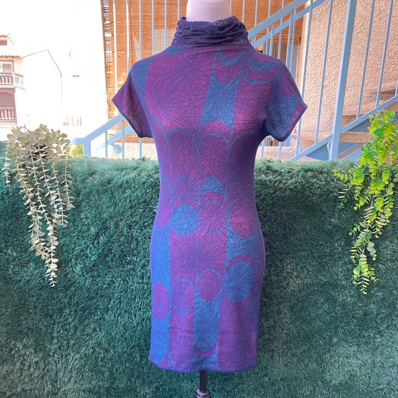 Custo Barcelona Dresses & Skirts - Vintage y2k Small Custo Barcelona Spiderweb Mesh Overlay Dress